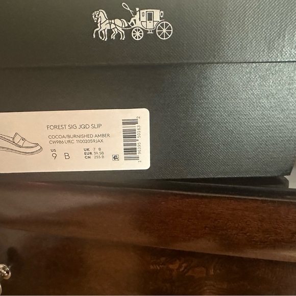 Coach Forest Signature Slippers size 9 - Picture 2 of 8
